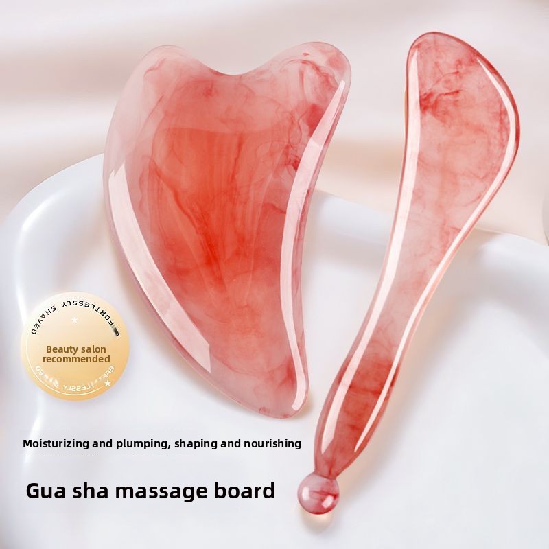 Natural Resin Gua Sha Board- Muscle Pulling & Jawline Defining Stone