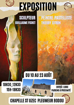Chapelle St Uzec 2025 exposition artistique août FICHET & CITRON.jpg