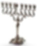 Silver Plate Oil Menorah 14"
