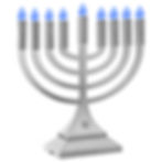 LED Medium Classic Chanukah Menorah Battery USB