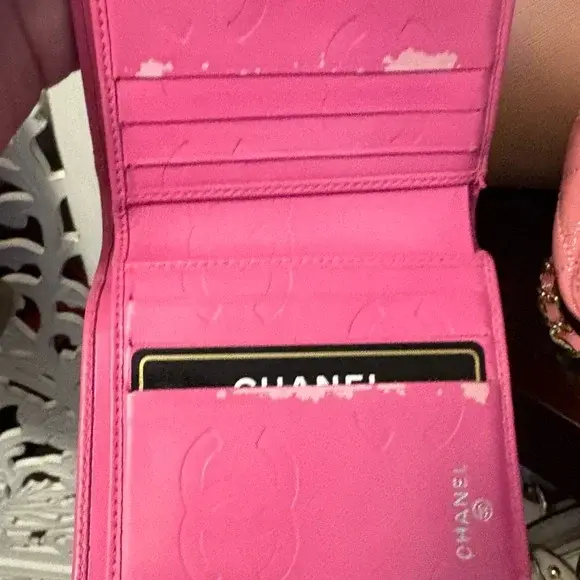 Thumbnail: Chanel Cambon wallet pink 🩷, and black 🖤