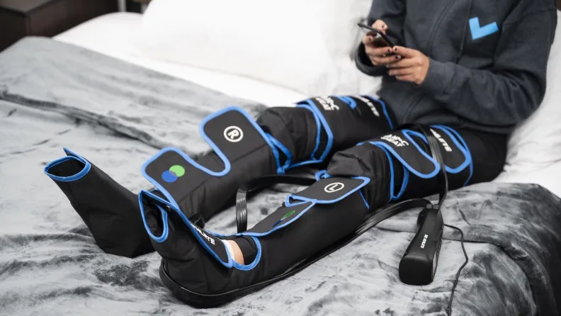 reathlete, leg compression, leg massager, compression