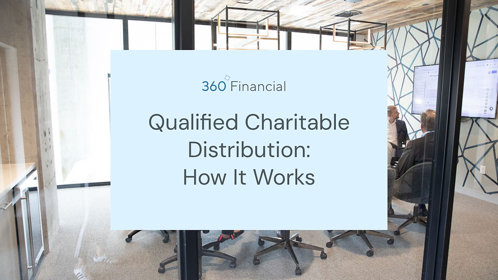 Qualified Charitable Distribution: How It Works