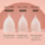 Thumbnail: Rael Reusable Menstrual Period Cups (Size 1)