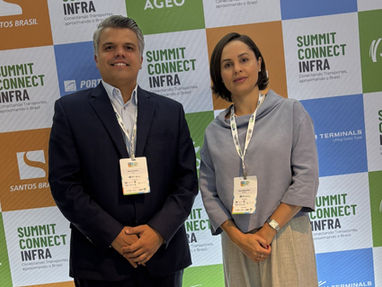 Maria Rost e Ricardo Fenelon participam do Summit Connect Infra