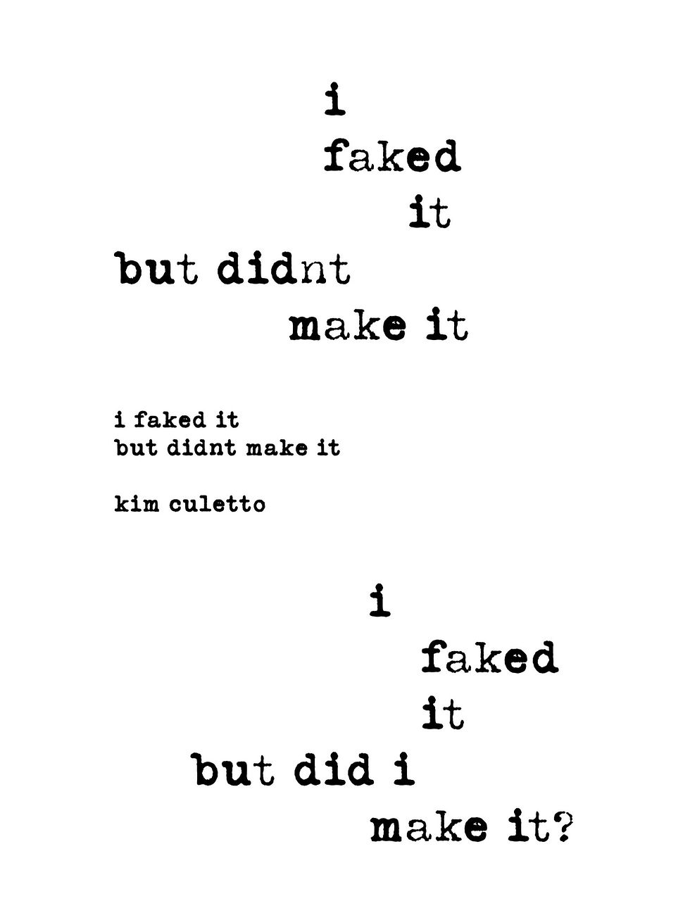 Thumbnail: I FAKED IT BUT DIDNT MAKE IT (White Cover Limited Edition)