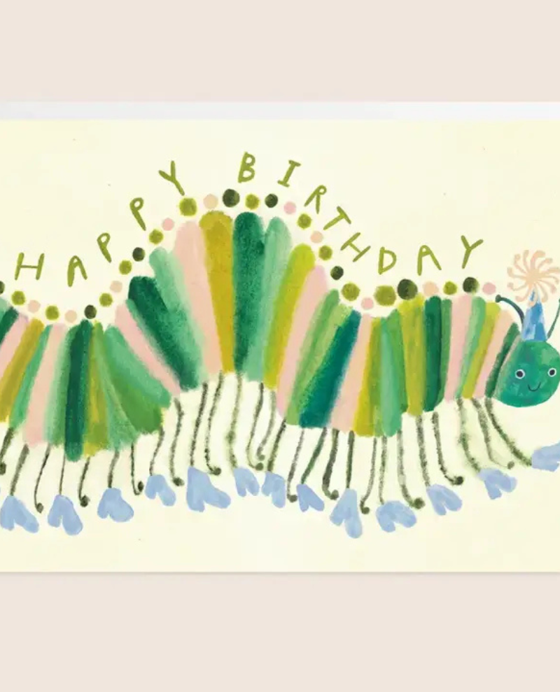Holsen Studio Birthday Caterpillar Card