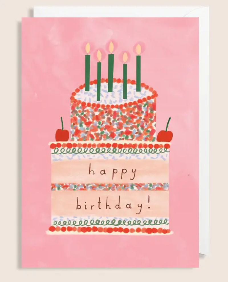Holsen Studio Birthday Cake Card