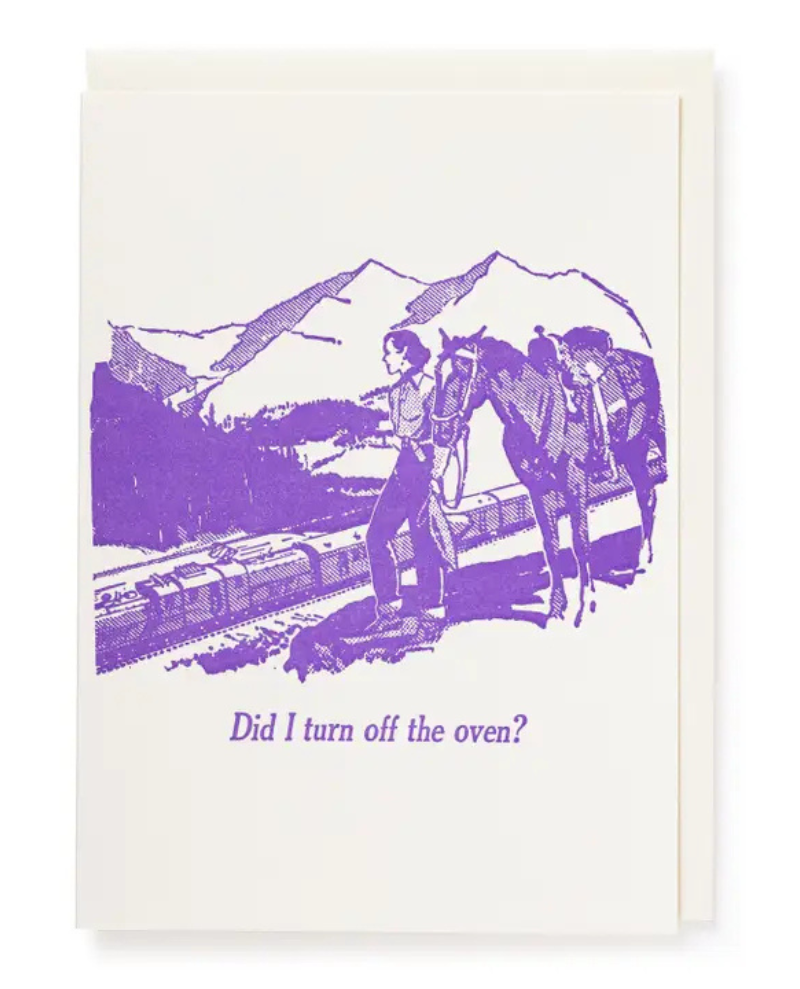 Archivist Did I Turn the Oven Off Card