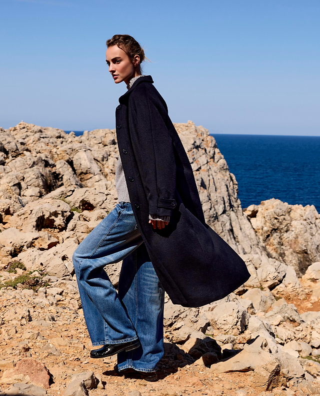 JC Sophie Panna Navy Coat