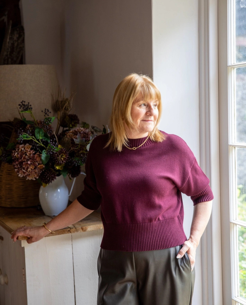 Chalk Angela Merlot Jumper