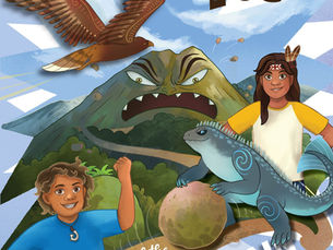 Pipi and Pou and the Raging Mountain by Tim Tipene