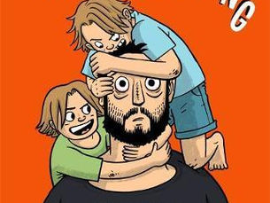 Dad Man Walking by Toby Morris