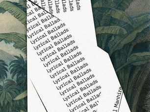 Lyrical Ballads by Bill Manhire