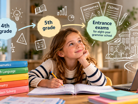 Preparing for Czech grammar school entrance exams in 4th grade