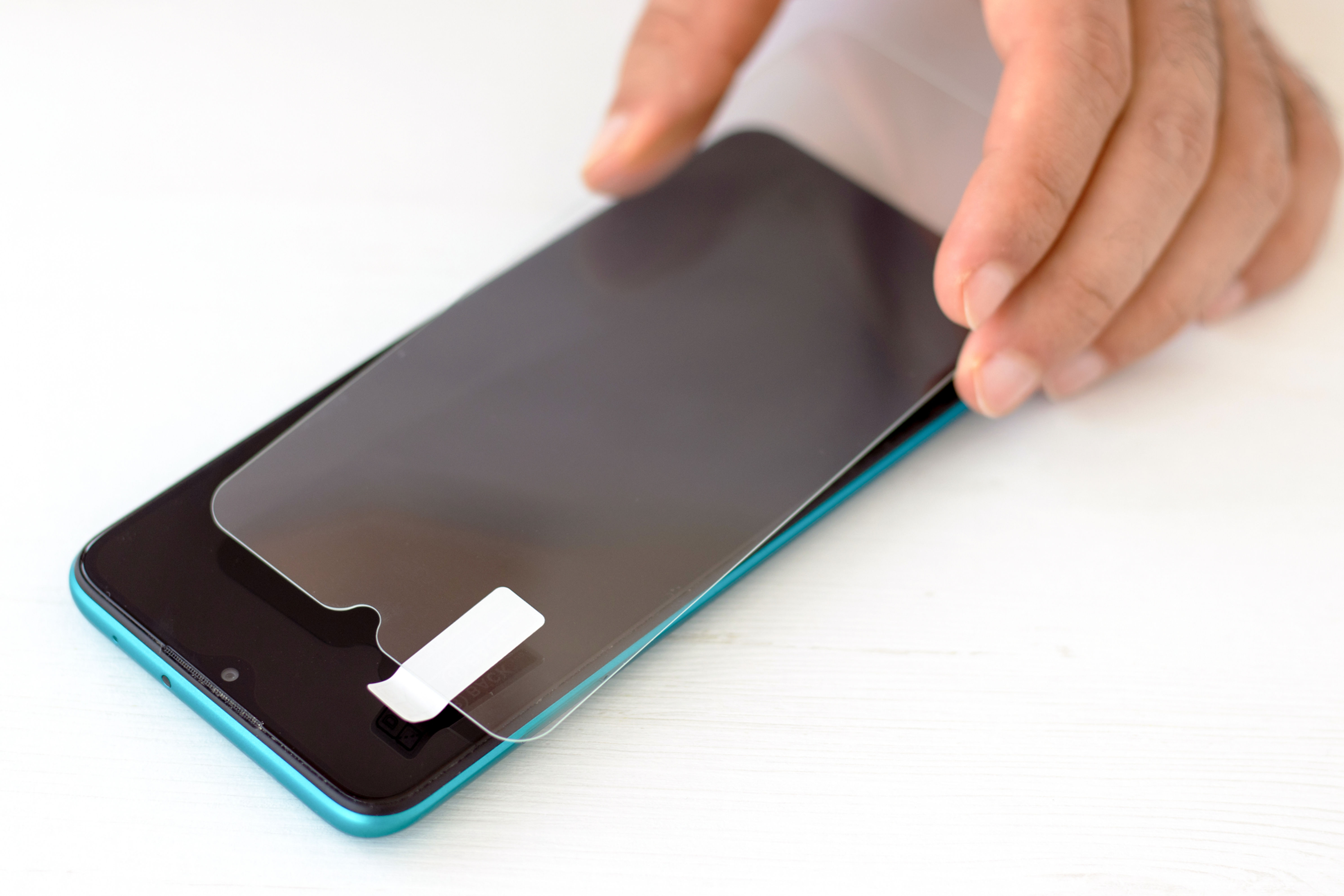 Smartphone Panzerglas Folierung