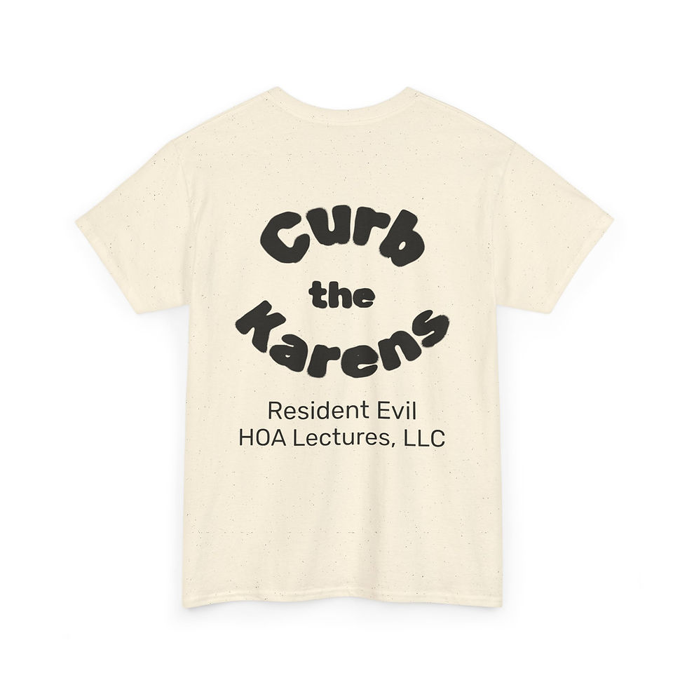 Thumbnail: Back Print Advocacy Tshirt - Curb the Karens