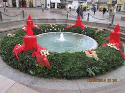 Zagreb, Christmas wreath