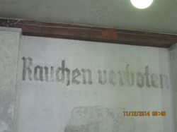 Dachau: "no smoking"