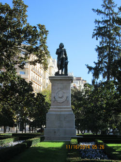 Madrid statue