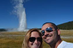 Old Faithful - during eruption