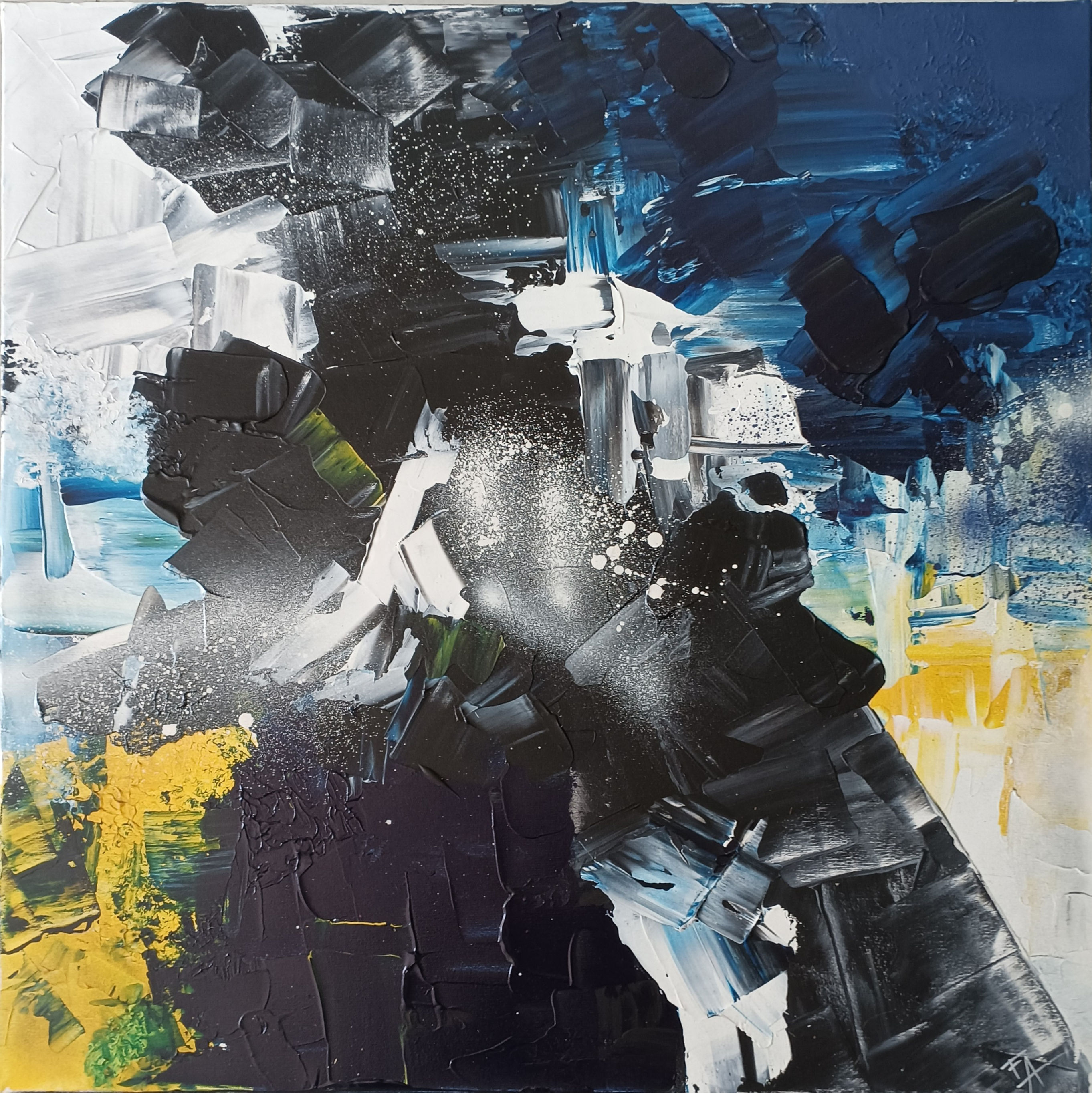 Lueur d'aube 70x70
