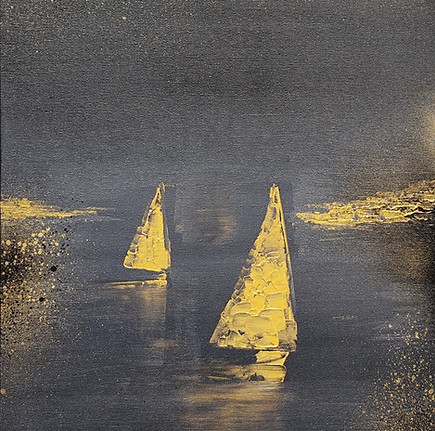 13 Voiliers d'or en silence 55x38.jpg