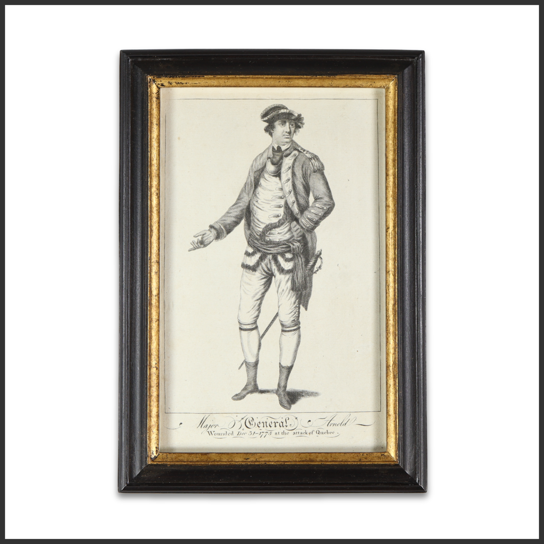 Major General Arnold — Wounded Dec. 31, 1775, at the Attack of Quebec