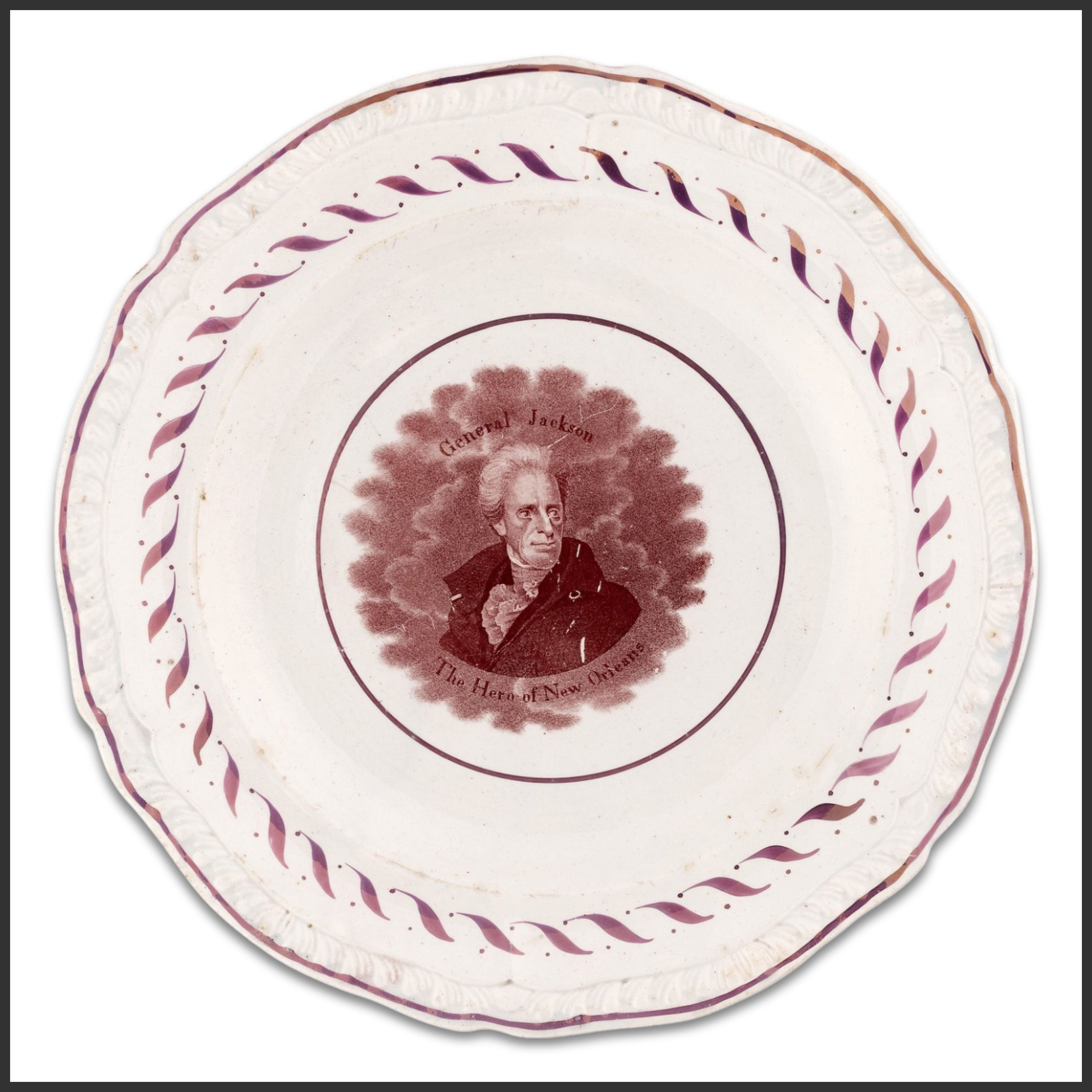 General Andrew Jackson: The Hero of New Orleans Plate
