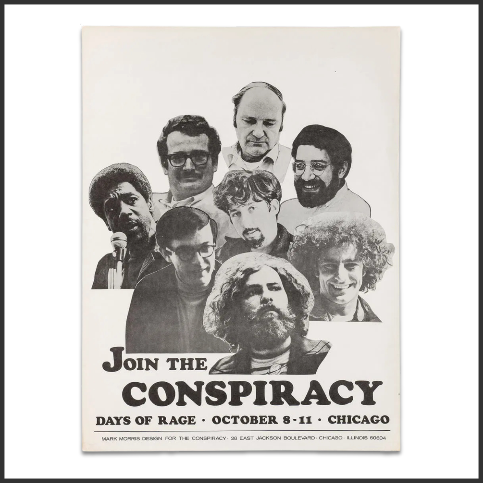 “Join the Conspiracy - Days of Rage” Chicago Protest Poster
