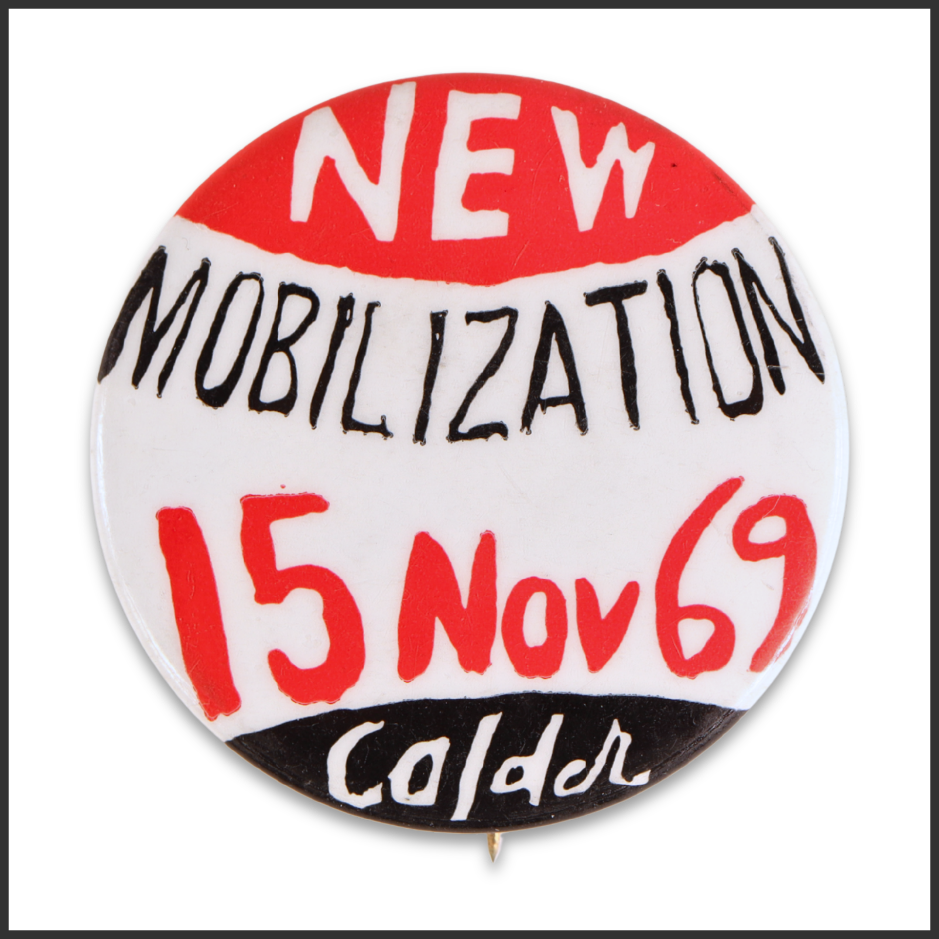 Alexander Calder “New Mobilization” Pinback Button