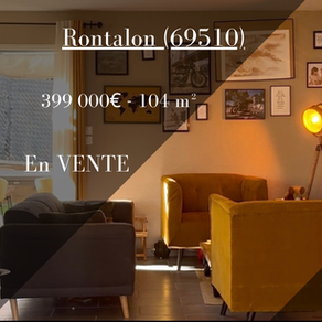 En vente : Maison de 104 m² à Rontalon (69510)