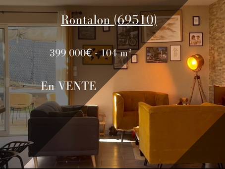 En vente : Maison de 104 m² à Rontalon (69510)