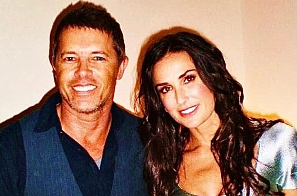 Joshua Barrett and Demi Moore