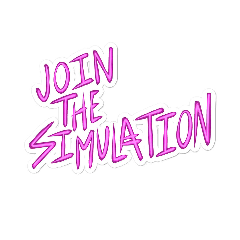 Thumbnail: Join The Simulation Sticker