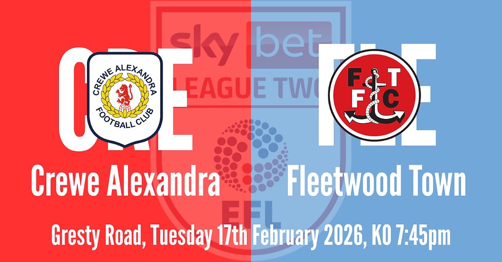 Crewe Alex v Fleetwood Town 25-26 Preview - Turning Point