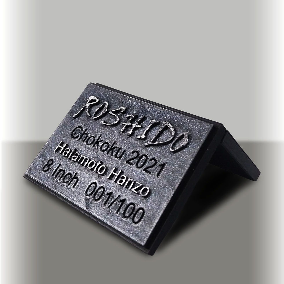 Thumbnail: Hatamoto Hanzo Statue Limited Edition with Silk Silver Bust