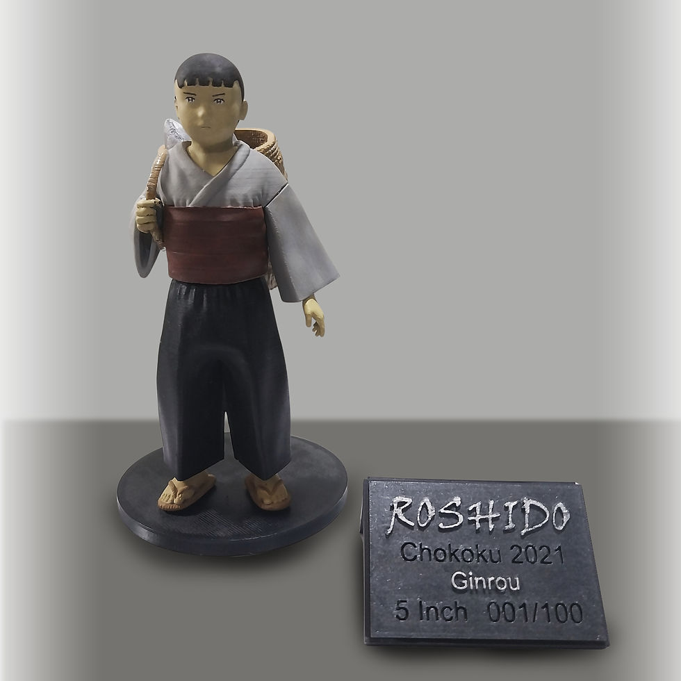 Thumbnail: Ginrou Statue Limited Edition with Silk Silver Bust