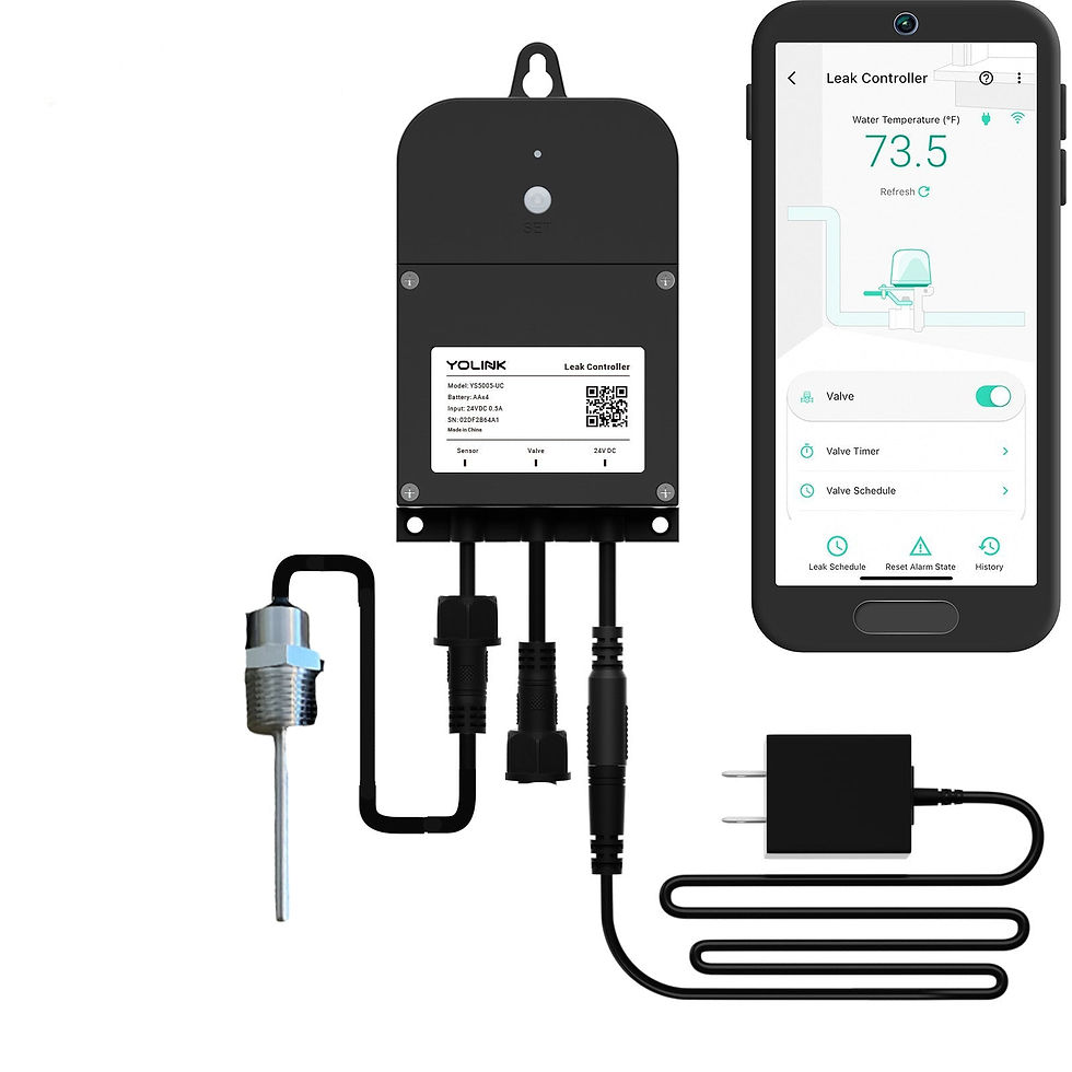 Smart water temperature monitoring system with app