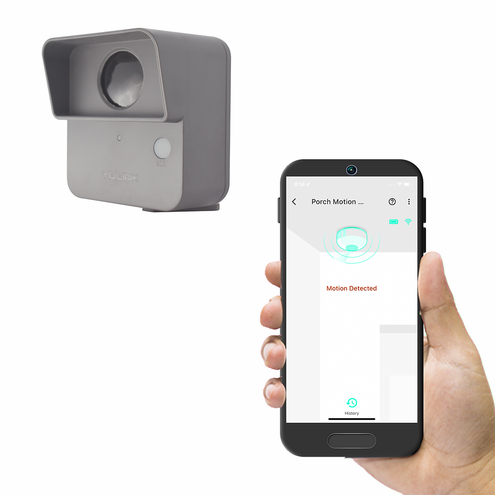 Motion detected: Pouch Motion sensor and mobile app
