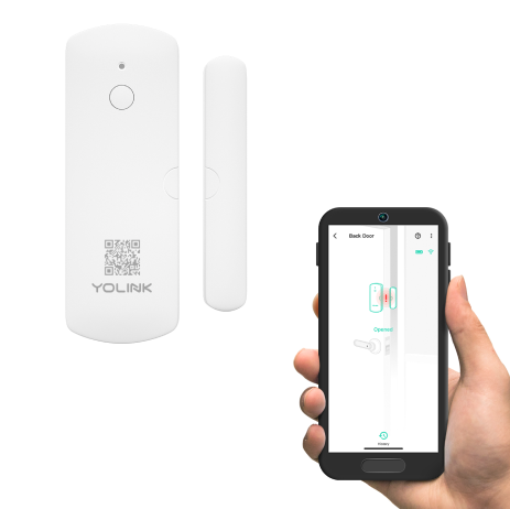 YOLINK Smart Door Sensor with mobile app alert