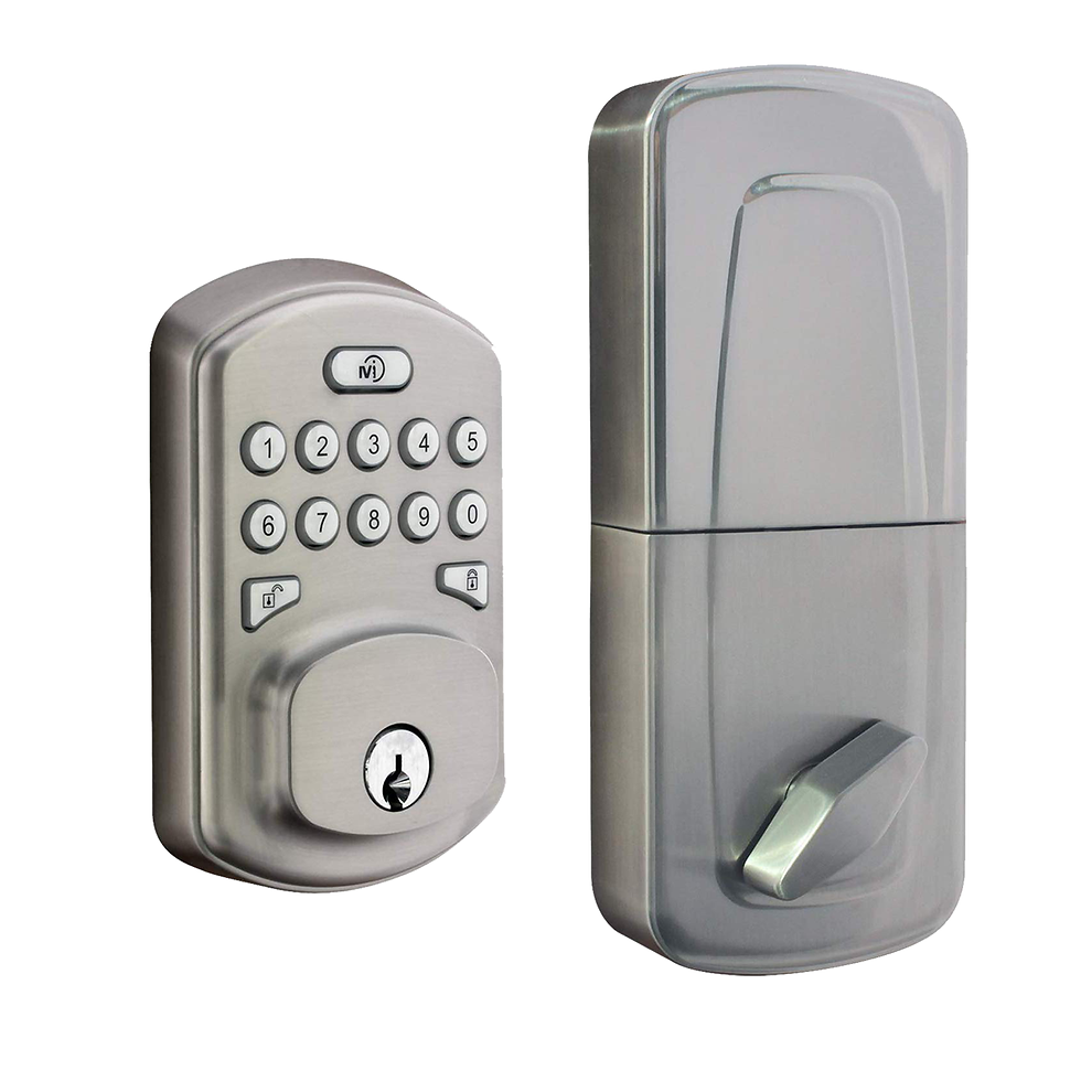 Digital keyless door lock with keypad