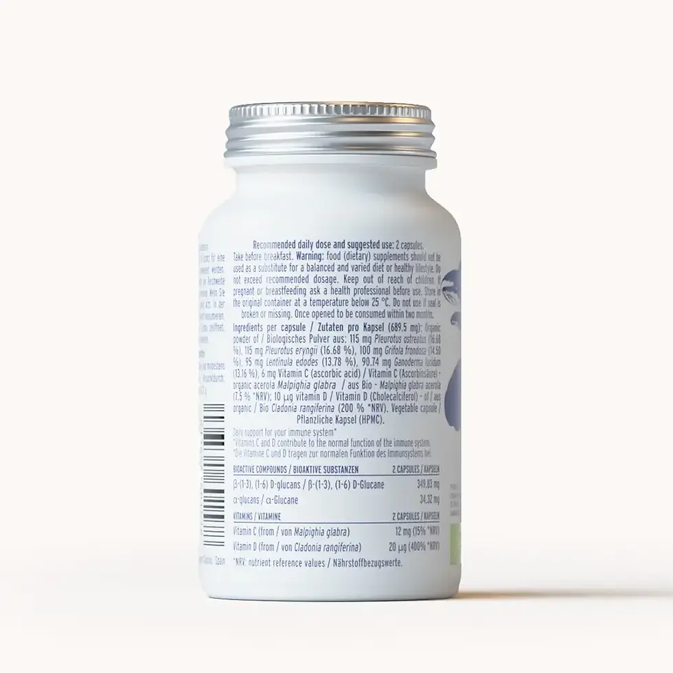 Thumbnail: BIO DEFENSE (OYSTER, KING OYSTER, LION’S MANE, REISHI AND SHIITAKE POWDER) CAPSU