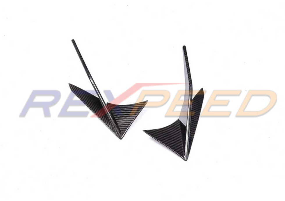 Rexpeed Dry Carbon V4 Front Canards GR Supra 2020+