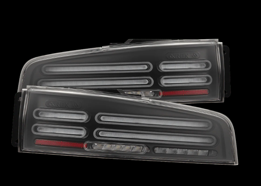 AlphaRex NOVA Series Quad-Loop Tail Lights BLACK Nissan Z
