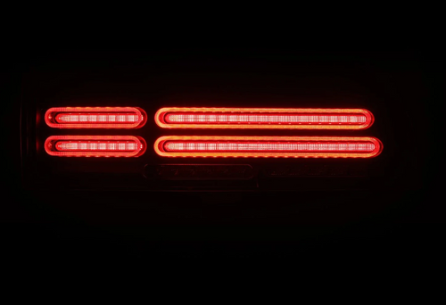 AlphaRex NOVA Series Quad-Loop Tail Lights BLACK Nissan Z