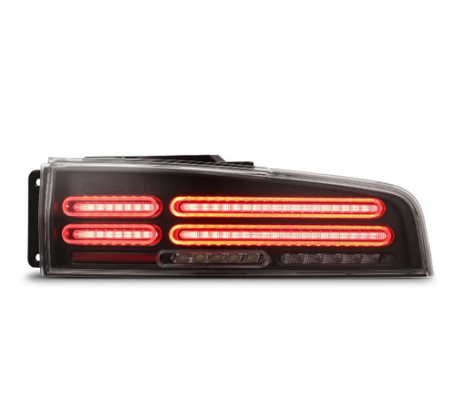 AlphaRex NOVA Series Quad-Loop Tail Lights BLACK Nissan Z