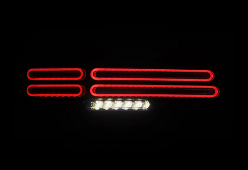 AlphaRex NOVA Series Quad-Loop Tail Lights ALPHA BLACK Nissan Z