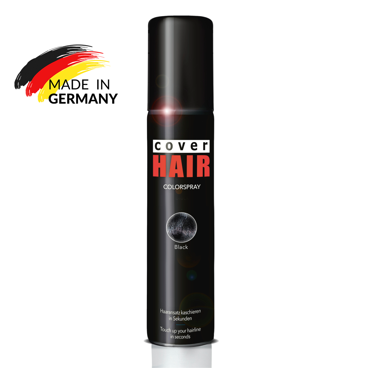 Cover Hair Color Spray Siyah Saç Dip Kapatıcı Sprey (100 ml)