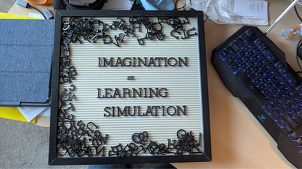 Imagination = Learning Simulation